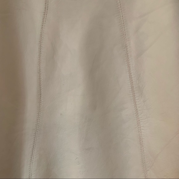 Real Leather Mini Skirt - Picture 6 of 9